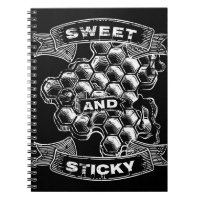 Sweet and Sticky Honey Honeycomb Beekeeper Bees