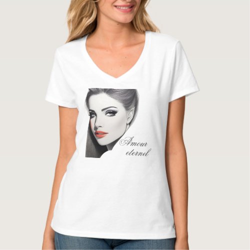Sweet and Stylish T_Shirt with Cute Graphic