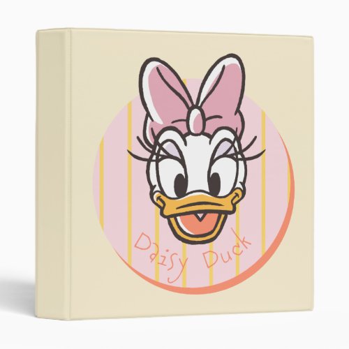 Sweet and Sunny Daisy Duck Portrait 3 Ring Binder