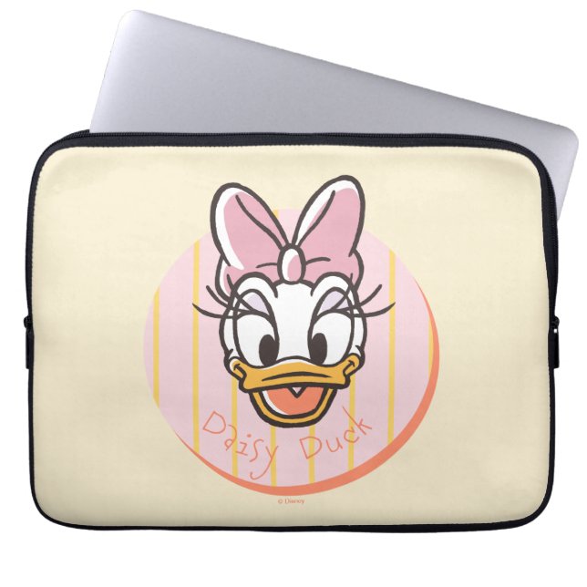 Sweet and Sunny Daisy Duck Portrait Laptop Sleeve (Front)