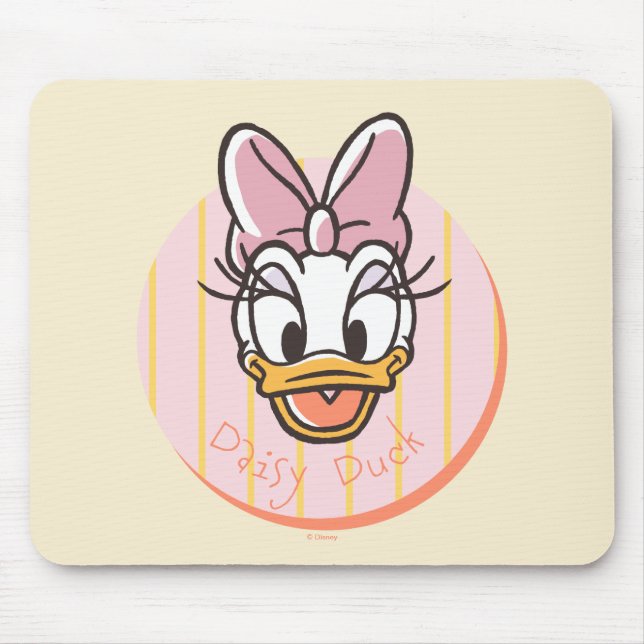 Sweet and Sunny Daisy Duck Portrait Mouse Pad (Front)