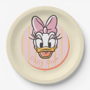 Sweet and Sunny Daisy Duck Portrait Paper Plates