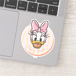 Sweet and Sunny Daisy Duck Portrait Sticker