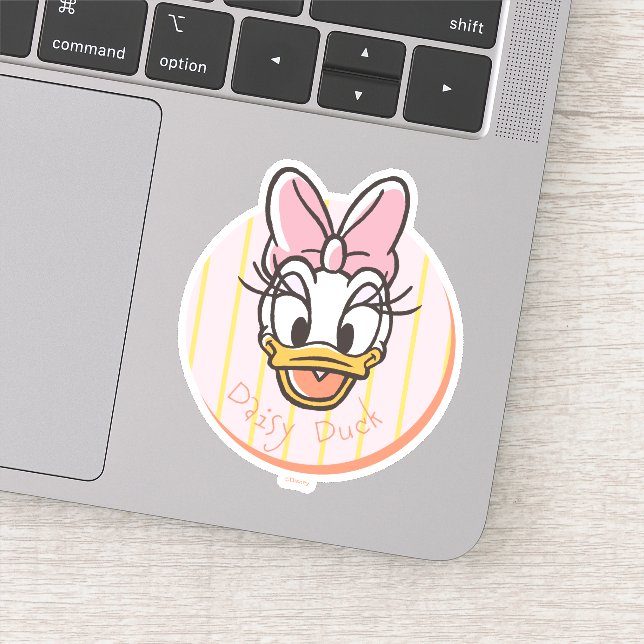 Sweet and Sunny Daisy Duck Portrait Sticker (Detail)