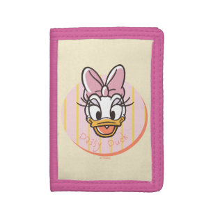 Sweet and Sunny Daisy Duck Portrait Trifold Wallet