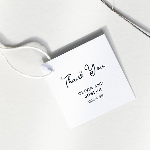 Sweet and Whimsical  Wedding Thank You Favor Tags
