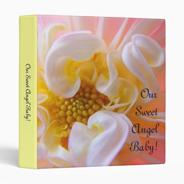 Sweet Angel Baby! Photo Memory Scrape Book Binder (Front/Spine)