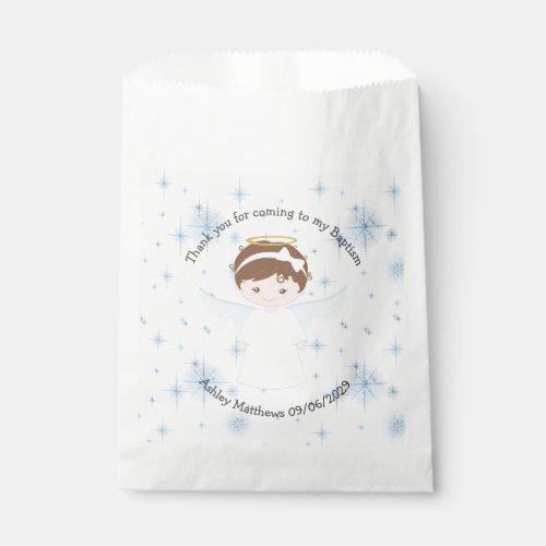 Sweet Angel Baptism First Communion Party Favor Bag