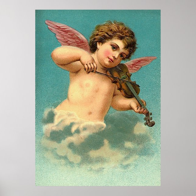 Sweet Angel Cherub Posters and Prints (Front)
