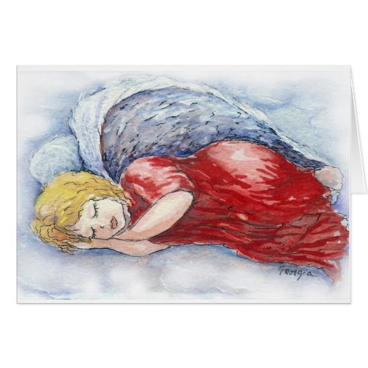 sweet angel ... sleeping cards (Front Horizontal)