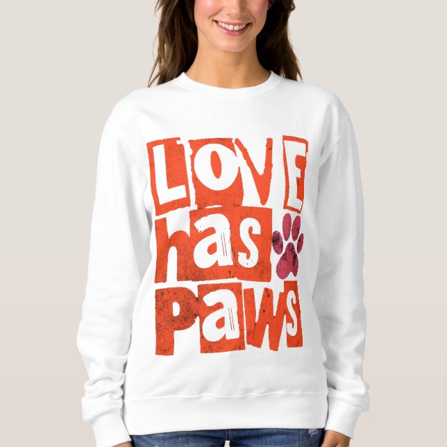 Sweet animal lover design sweatshirt (Front)
