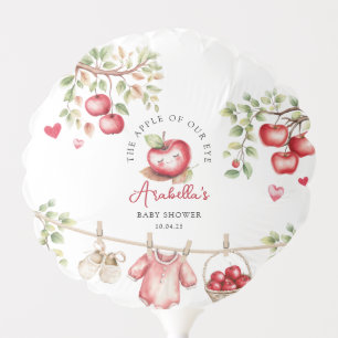 Sweet Apple Of Our Eye Baby Shower Balloon