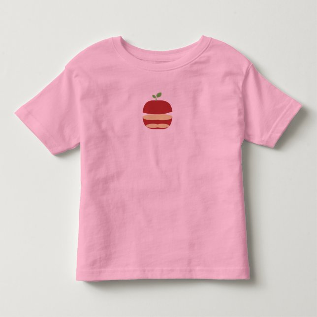 Sweet Apple toddler girl t-shirt  (Front)