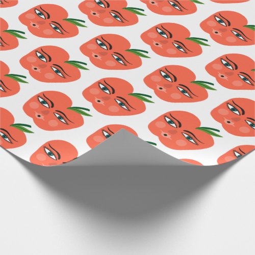 Sweet Apples Whimsical Pattern Gift Wrapping Paper