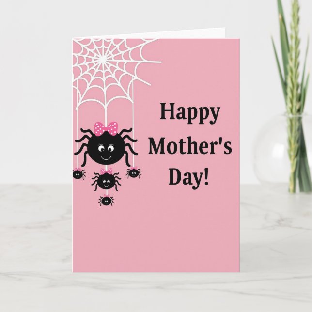 Sweet Arachnid Mothers Day Card (Front)