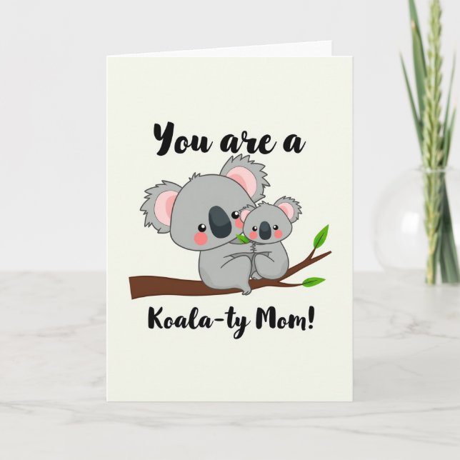 Sweet Arboreal Mothers Day Card (Front)