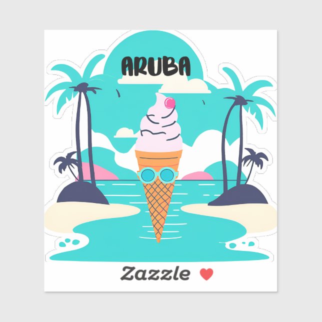 Sweet aruba sticker (Sheet)
