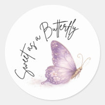 Sweet as a Butterfly Sticker