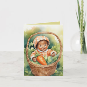 Sweet as a Carrot: First Birthday Bash Card