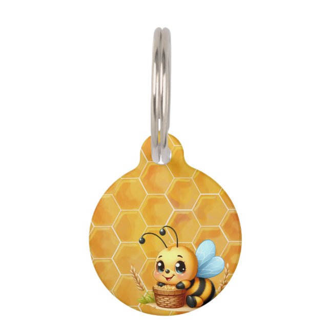 Sweet as a Honey Bee Pet ID Tag (Front)