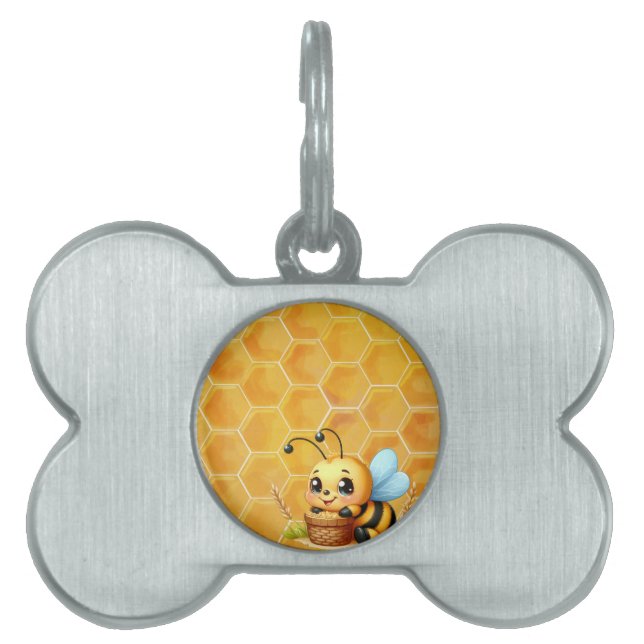 Sweet as a Honey Bee Pet ID Tag (Front)