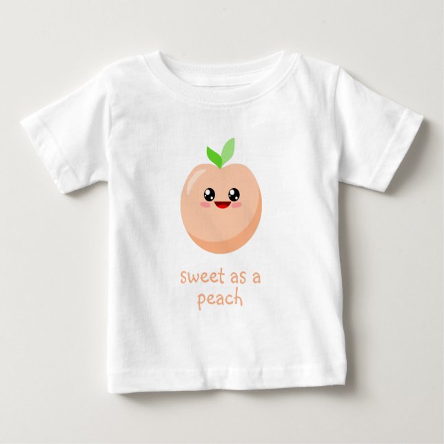 sweet as a peach baby T-Shirt (Front)