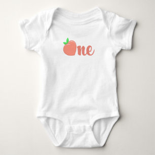 Sweet as a Peach Birthday Baby Bodysuit