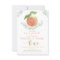 Sweet As A Peach Floral Gold First Birthday