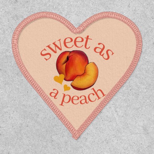 Sweet as a Peach Georgia Peaches Ripe Summer Fruit Patch