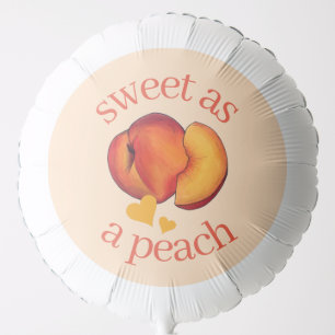 Sweet as a Peach Ripe Georgia Peaches Fruit Balloon