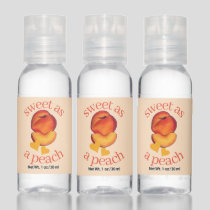 Sweet as a Peach Ripe Georgia Peaches Fruit Hand Sanitizer
