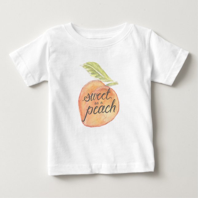 Sweet as a Peach Toddler Shirt (Front)