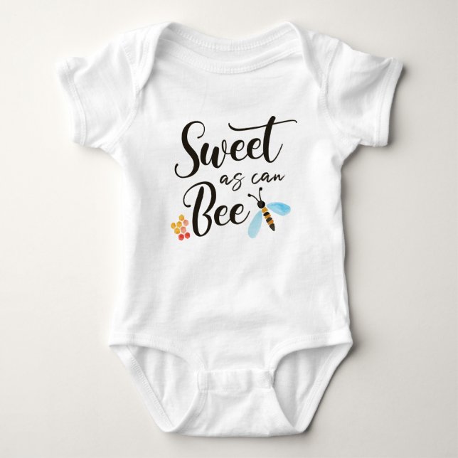 Sweet As Can Bee Baby Bodysuit (Front)