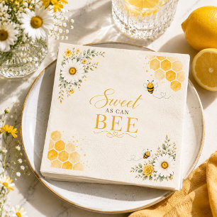 Sweet as Can Bee Baby Shower Baby Shower Party Napkins