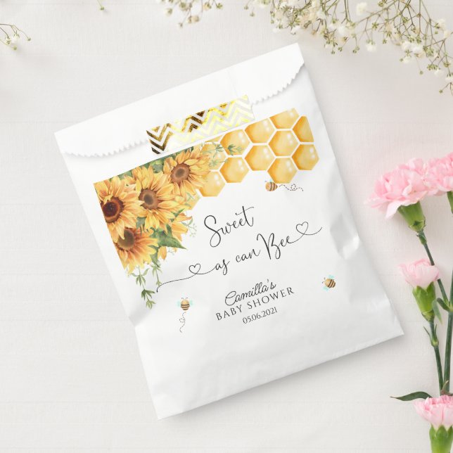 Sweet As Can Bee Baby Shower Favor Bag (Sealed)