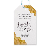 Sweet as Can Bee Baby Shower Favor Gift Tags