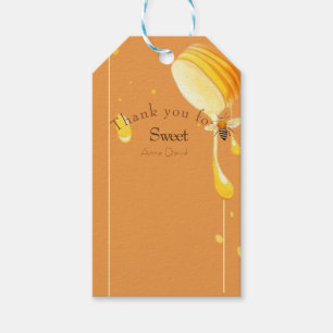 Sweet as can bee baby shower  gift tags