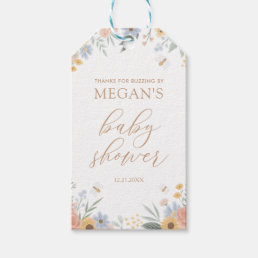 Sweet as can Bee Baby Shower Gift Tags