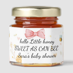  Sweet as Can Bee Baby Shower Honey Jar Favors