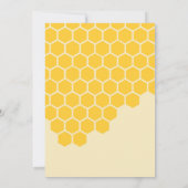 Sweet as Can Bee Baby Shower Invitation (Back)