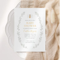Sweet as Can Bee Baby Shower Invitation
