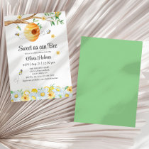 "Sweet as can Bee" Baby Shower Invitation