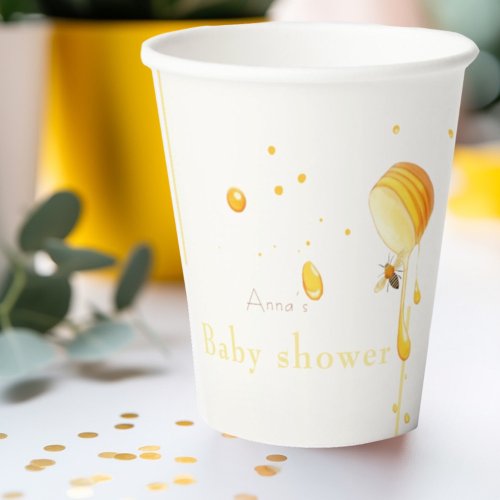  Sweet as can bee baby shower  Paper Cups