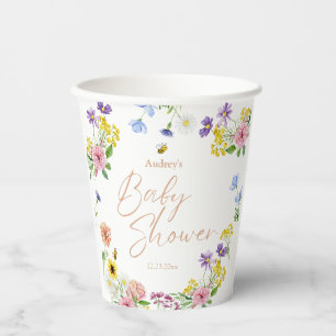 Sweet As Can Bee Baby Shower Paper Cups