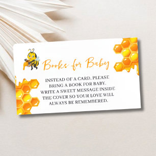 Sweet As Can Bee Baby Shower Request Enclosure Card
