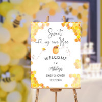 Sweet as Can Bee Baby Shower Welcome Sign