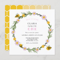 Sweet As Can Bee Birthday Invitation