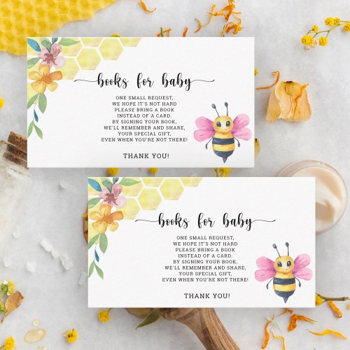 Sweet as can bee books for baby ticket enclosure card