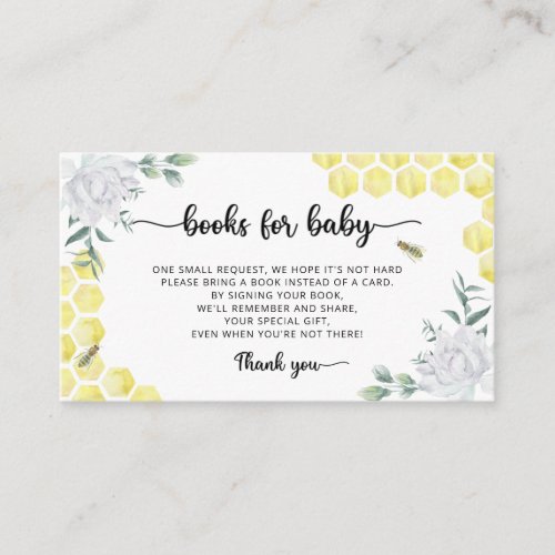 Sweet as can bee books for baby ticket  enclosure card