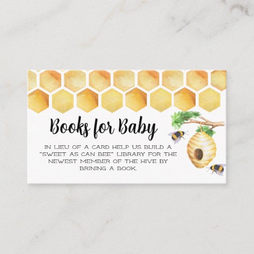 Sweet as can bee books for baby tickets enclosure card